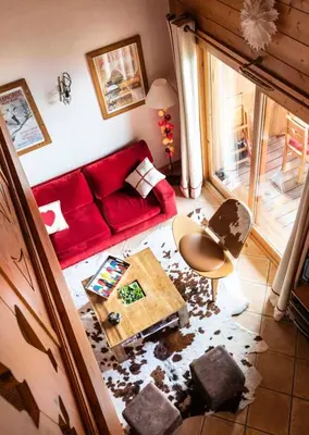 Coin salon dans l'établissement Résidence Saint Bernard G - ST BERNARD B18 MAE-3203