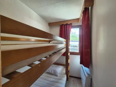 Un ou plusieurs lits dans un hébergement de l'établissement Studio ski aux pieds Tignes Val Claret - 4 pers, balcon - FR-1-502-599