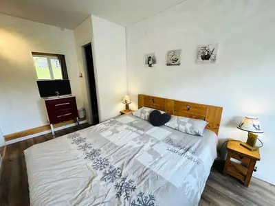 Un ou plusieurs lits dans un hébergement de l'établissement Résidence Supertignes - Appartement rénové · spacieux · grande terrasse MAE-3053