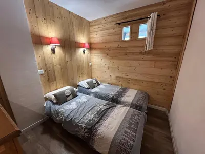 Un ou plusieurs lits dans un hébergement de l'établissement Résidence Supertignes - Appartement rénové · spacieux · grande terrasse MAE-3053