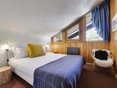 Un ou plusieurs lits dans un hébergement de l'établissement Résidence Val D'isere Village - Appartement rénové Ski aux pieds Balcon MAE-2973