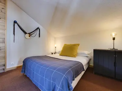 Un ou plusieurs lits dans un hébergement de l'établissement Résidence Val D'isere Village - Appartement rénové Ski aux pieds Balcon MAE-2973