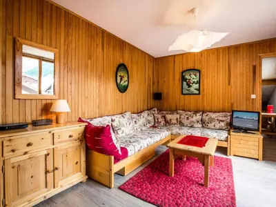 Coin salon dans l'établissement Résidence OrÉades - Appartement duplex confortable Proche des pistes et des commerces Terasse MAE-3033