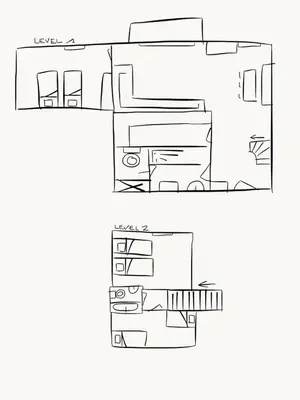 Plan de l'établissement Résidence OrÉades - Appartement duplex confortable Proche des pistes et des commerces Terasse MAE-3033