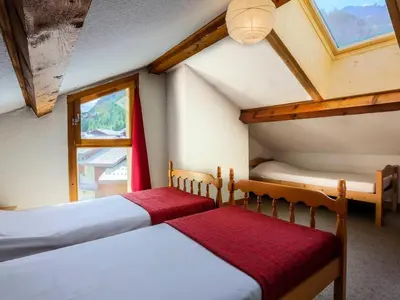 Un ou plusieurs lits dans un hébergement de l'établissement Résidence OrÉades - Appartement duplex confortable Proche des pistes et des commerces Terasse MAE-3033