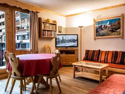 Coin salon dans l'établissement Résidence Val D'isere Village - Appartement lumineux Ski aux pieds Parking couvert MAE-3063