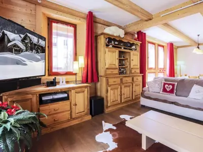 Coin salon dans l'établissement Résidence Choucas - Appartement lumineux Central Parking couvert MAE-3233
