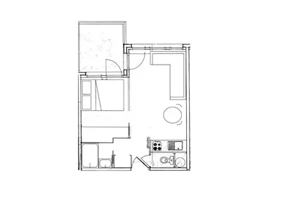 Plan de l'établissement Résidence Val D'isere Village - Appartement entièrement rénové, au pied des pistes MAE-3353