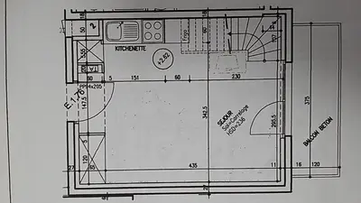 Plan de l'établissement Résidence Les Flocons D'argent - Confortable appartement au pied des pistes. MAE-0733