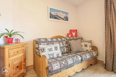 Un ou plusieurs lits dans un hébergement de l'établissement Les Chalets De La Pyramide - CH2 - LES CHALETS DE LA PYRAMIDE MAE-0793