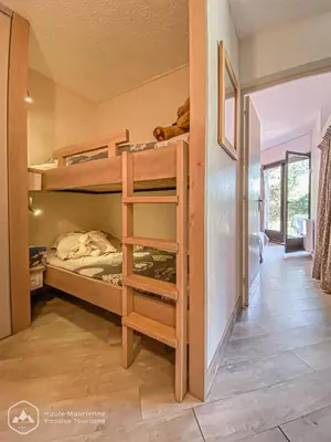 Un ou plusieurs lits dans un hébergement de l'établissement Les Chalets De La Pyramide - CH1 - LES CHALETS DE LA PYRAMIDE MAE-0853