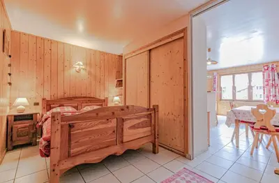 Un ou plusieurs lits dans un hébergement de l'établissement Résidence Jacquemot Claire - Bel appartement au calme MAE-0913