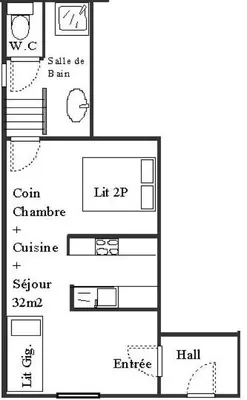 Plan de l'établissement Résidence Jacquemot Claire - Bel appartement au calme MAE-0913