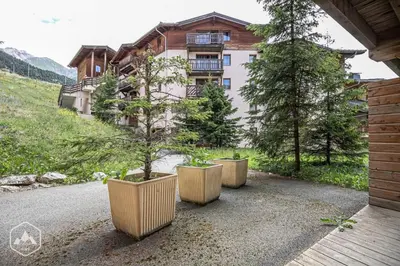Vue générale sur la montagne ou vue sur la montagne depuis l'appartement