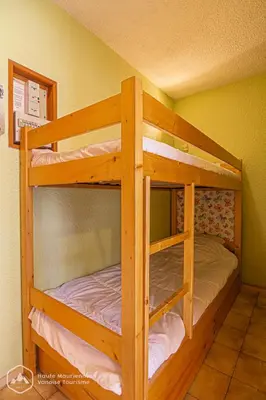 Un ou plusieurs lits dans un hébergement de l'établissement Résidence Saint Sebastien - Charmant studio tout équipé avec balcon MAE-1123