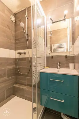 Salle de bains dans l'établissement Résidence Setives - Studio en étage avec vue degagée sur les montagnes. MAE-1213