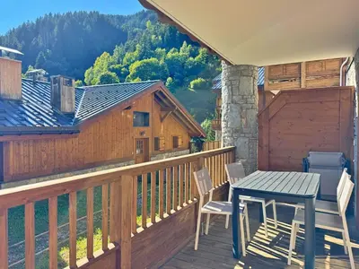 Vue générale sur la montagne ou vue sur la montagne depuis la maison de vacances