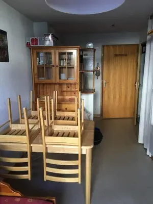 Cuisine ou kitchenette dans l'établissement Ski en 5 secondes!