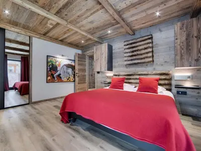 Un ou plusieurs lits dans un hébergement de l'établissement Résidence Turios 2 - Appartement entièrement rénové ski aux pieds Parking couvert MAE-2883