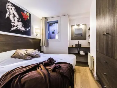 Un ou plusieurs lits dans un hébergement de l'établissement Chalet De Bellevarde - 5 Pièces pour 8 Personnes MAE-2933
