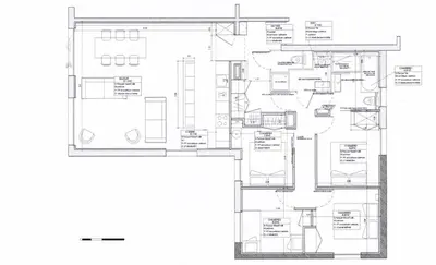 Plan de l'établissement Chalet De Bellevarde - 5 Pièces pour 8 Personnes MAE-2933