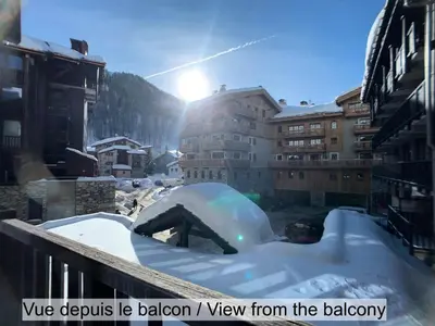 Vue générale sur la montagne ou vue sur la montagne depuis l'appartement