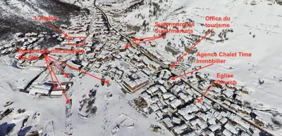 L'établissement Résidence Aiglon - Appartement agréable Centre station MAE-3133 en hiver