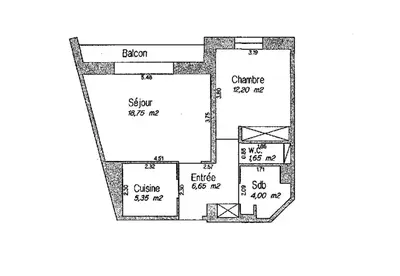 Plan de l'établissement Résidence Squaw Valley - Appartement entièrement rénové Au pieds des pistes MAE-3223