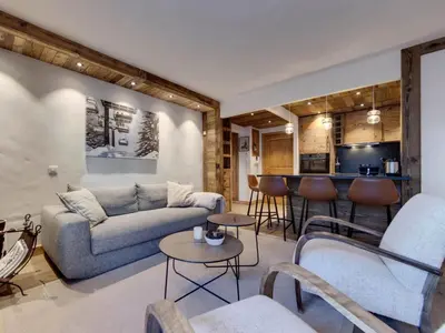 Cuisine ou kitchenette dans l'établissement Résidence Squaw Valley - Appartement entièrement rénové Au pieds des pistes MAE-3223