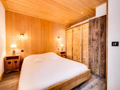 Un ou plusieurs lits dans un hébergement de l'établissement Résidence Grand Cocor - Appartement rénové Ski aux pieds MAE-3263