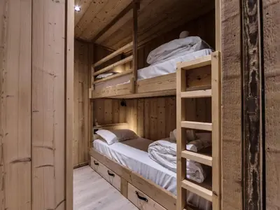 Un ou plusieurs lits dans un hébergement de l'établissement Résidence Val D'isere Village - Appartement entièrement rénové, au pied des pistes MAE-3323