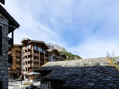 Vue générale sur la montagne ou vue sur la montagne depuis l'appartement