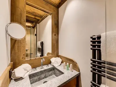 Salle de bains dans l'établissement Résidence Grizzly - Appartement entièrement rénové Proche des pistes Parking inclus MAE-7363