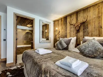 Un ou plusieurs lits dans un hébergement de l'établissement Résidence Grizzly - Appartement entièrement rénové Proche des pistes Parking inclus MAE-7363