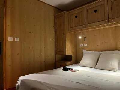Un ou plusieurs lits dans un hébergement de l'établissement Tignes 2100 - Les Flocons - Vue panoramique
