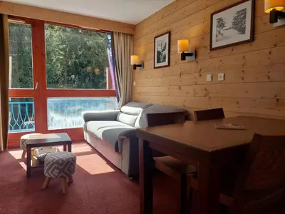 Plan de l'établissement Studio confortable, ski aux pieds, balcon sud, 4 personnes - FR-1-346-586