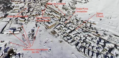 L'établissement Chalet De Bellevarde - Appartement agréable Centre station MAE-7353 en hiver