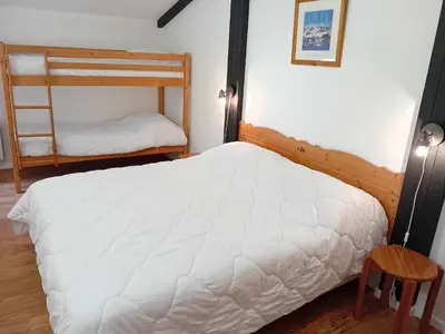 Un ou plusieurs lits dans un hébergement de l'établissement Terrasses E 405 - PARC NAT VANOISE appart 8 pers