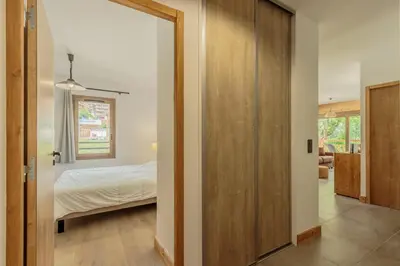 Un ou plusieurs lits dans un hébergement de l'établissement Combe –Spacieux appartement 4/6 personnes avec grand balcon