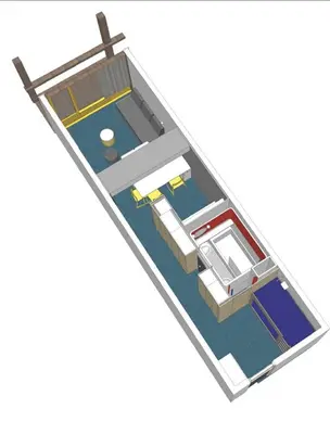 Plan de l'établissement Le refuge cosy du Varet - Ménage inclus - Lits faits à l'arrivée - Arc 2000 - Ski IN OUT - La conciergerie du Varet