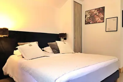 Un ou plusieurs lits dans un hébergement de l'établissement Mio – Loft alpin lumineux avec vue montagne