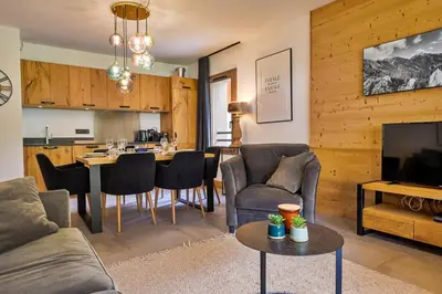 Cuisine ou kitchenette dans l'établissement Blanchets, Terrasse et confort 4 étoiles