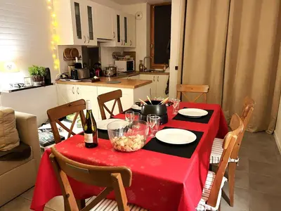 Cuisine ou kitchenette dans l'établissement Apartment for 6 or 7 people - Belle Plagne
