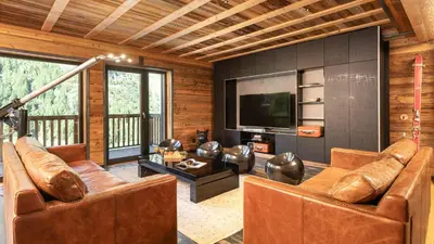Télévision ou salle de divertissement dans l'établissement Black Diamond - Chalet Babylon