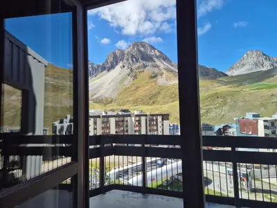 Vue générale sur la montagne ou vue sur la montagne depuis l'appartement