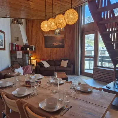 Superbe appartement 8 personnes - Skis aux pieds
