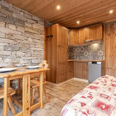 Cozy Studio 2-4 people Aussois - L'Eterlou
