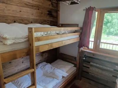Un ou plusieurs lits dans un hébergement de l'établissement Paradiski pied des pistes plan peisey
