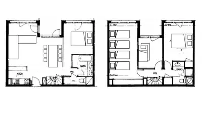 Plan de l'établissement Résidence Val D'isere Village - Appartement confortable Ski aux pieds Parking couvert MAE-2843