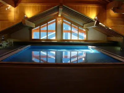 Piscine de l'établissement Les Alpages de Champagny - Appartement chaleureux avec vue ou située à proximité